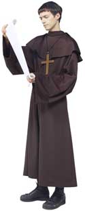 Monk with scroll