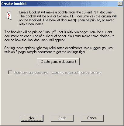 pdf imposition make booklets with acrobat